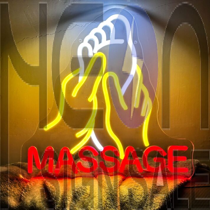 MASSAGE Foot Reflexology Neon Sign