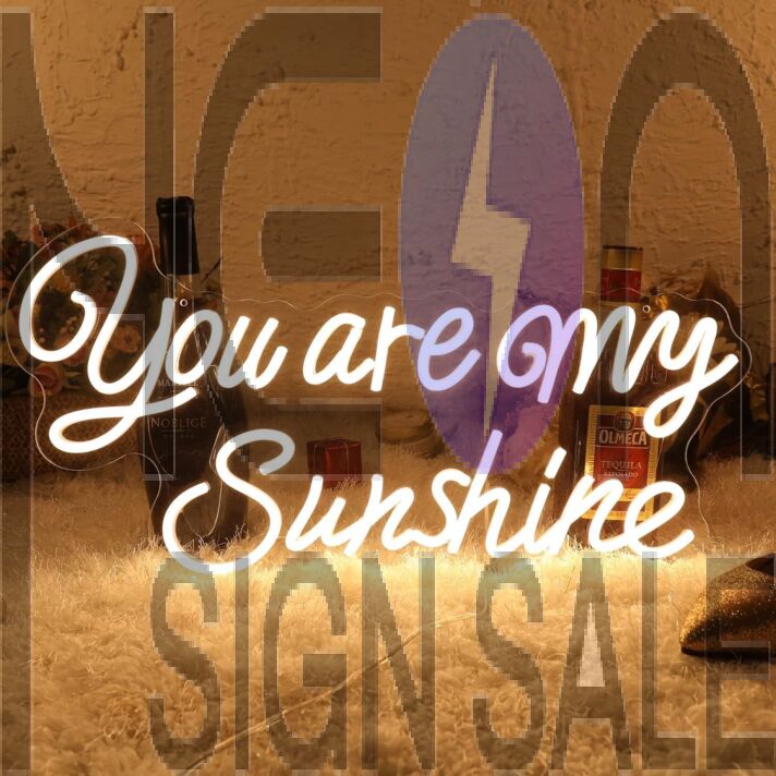 You Are My Sunshine Wedding Neon Sign