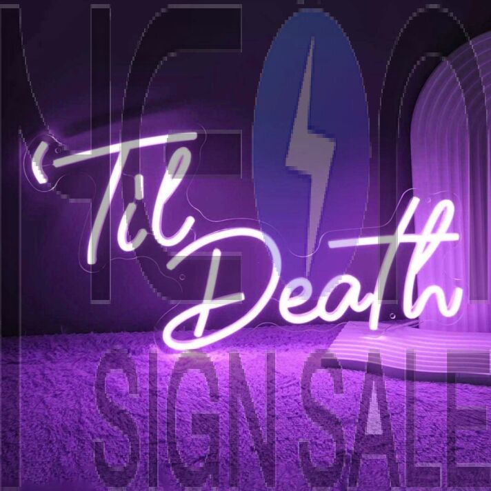 Death Marriage Room Wall Neon Sign