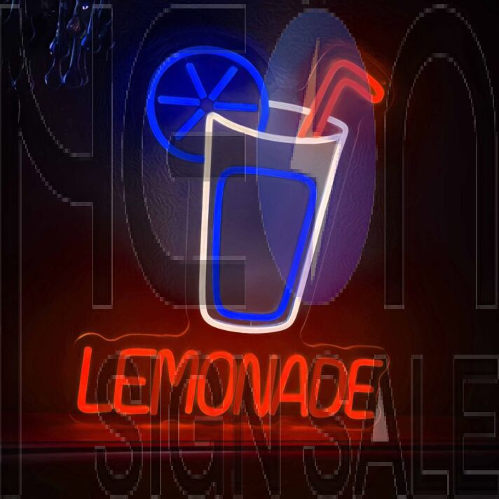 LEMONADE Juice Bar Neon Sign