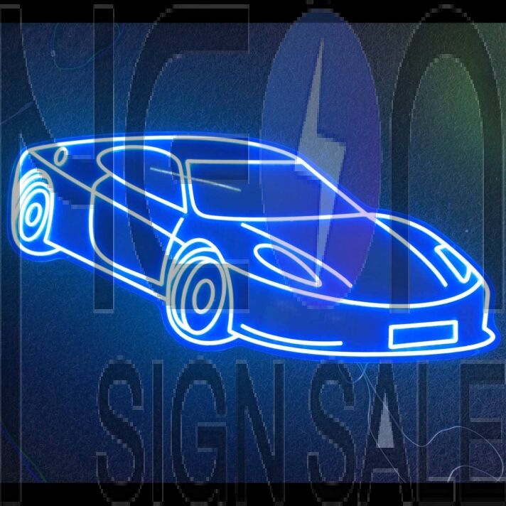 Race Car Neon Sign