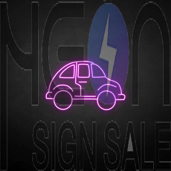 'Vintage Car' neon sign