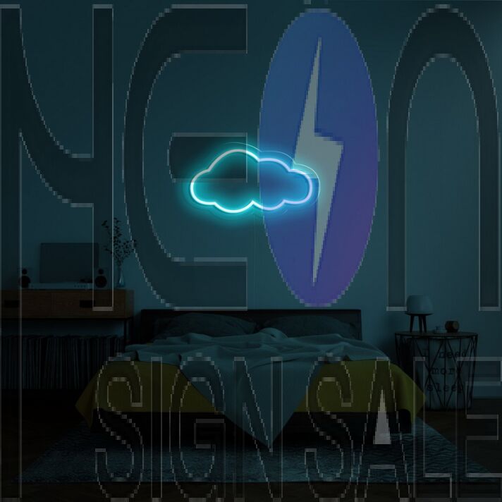 Cloud Neon Sign for Relaxing and Peaceful Decor