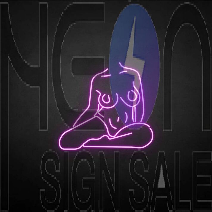 Sexy woman' neon sign