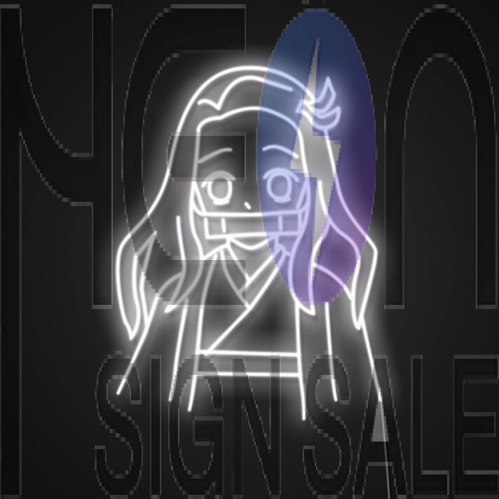 Demon Slayer Nezuko Neon Sign for Anime Fans