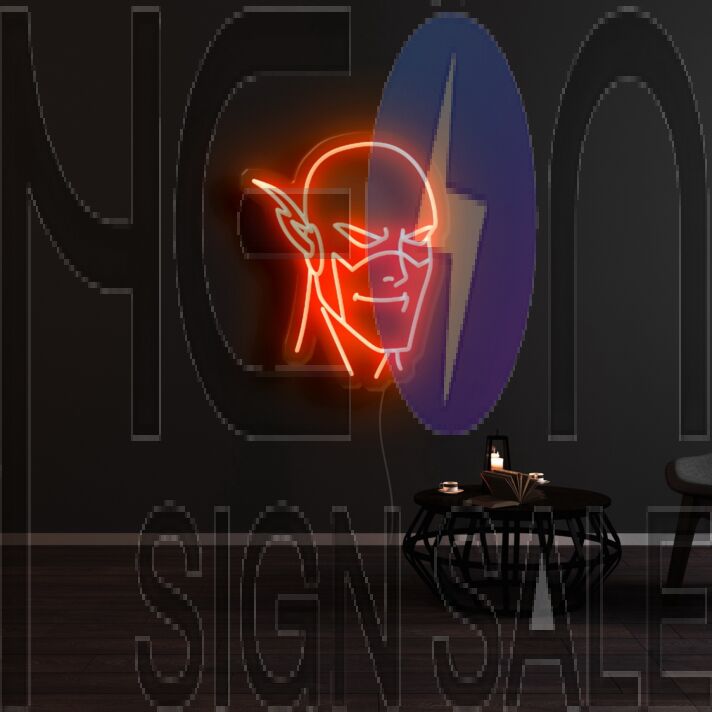 The Flash Neon Sign for Superhero Fans