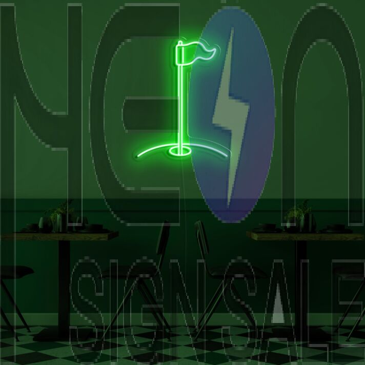 Golf Neon Sign for Sports Lovers and Enthusiasts
