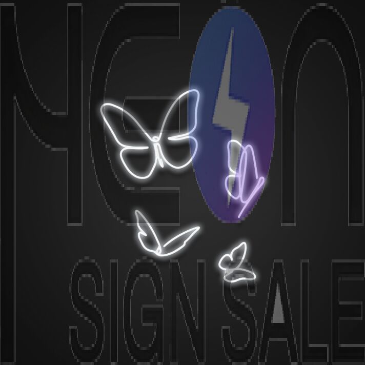 Butterfly Wedding Neon Sign for Wedding and Romantic Decor