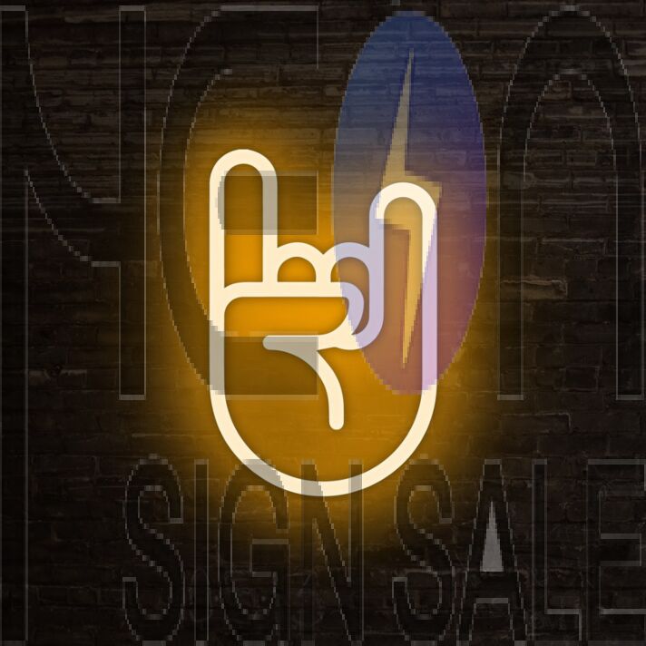 Rockin Rollin Neon Sign adds energy to any room