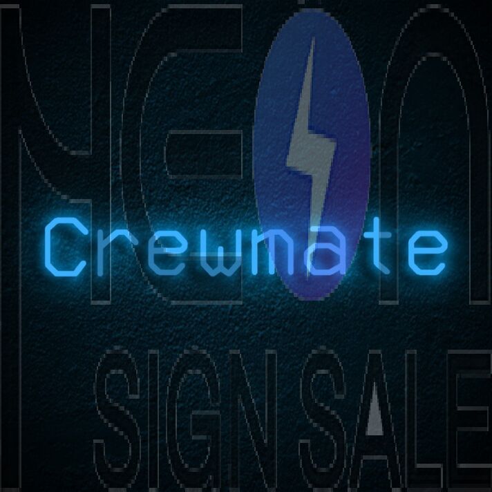Crewmate Neon Sign for Gaming Rooms