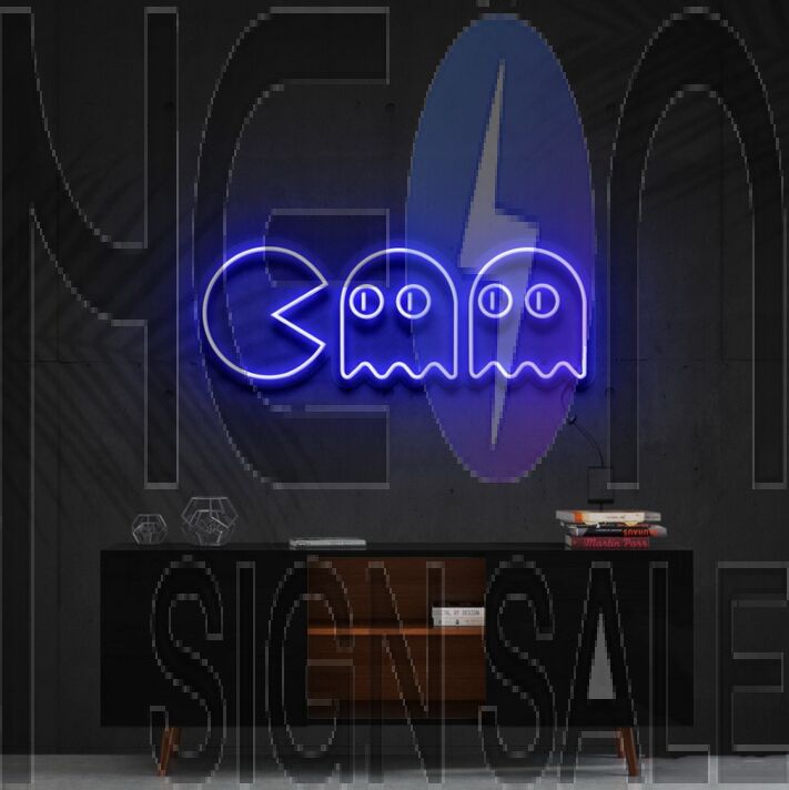 Chasing Ghosts Neon Sign for Playful and Bold Decor