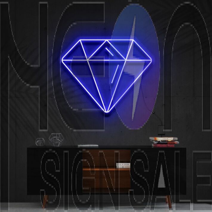 Diamond Neon Sign for Glamorous Decor