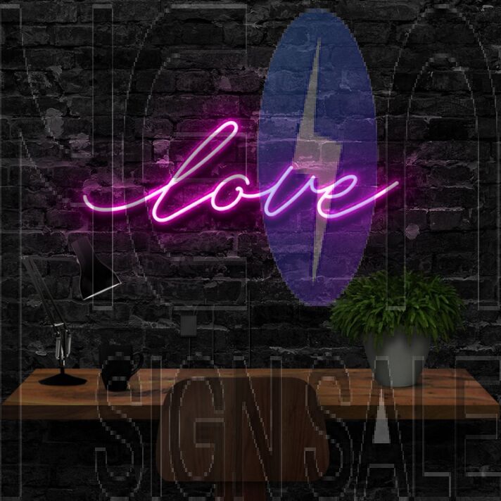 Love Neon Sign for Romantic Settings