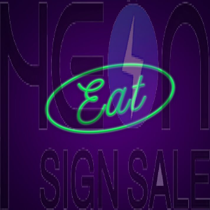 Eat Neon Sign for Kitchens and Restaurants