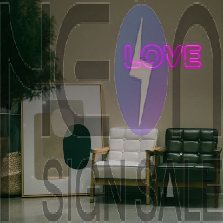 Loves Neon Sign for Romantic Decor
