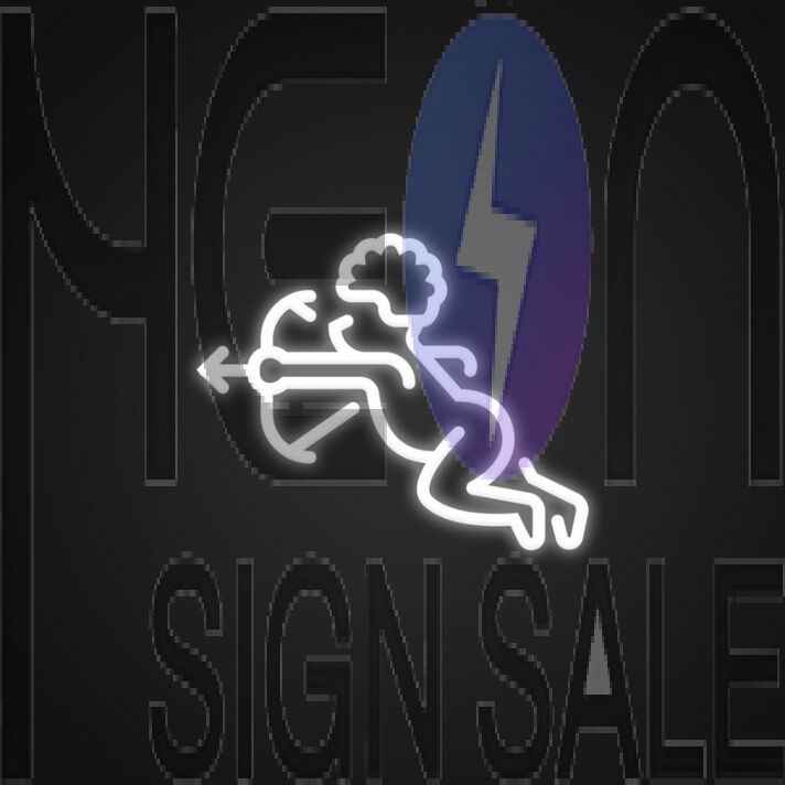 Cupid Neon Sign for Romantic Settings