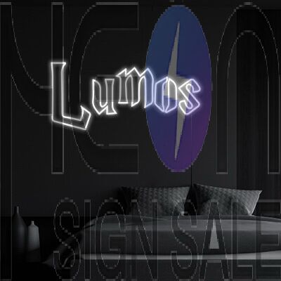 Lumos Neon Sign for Harry Potter Fans
