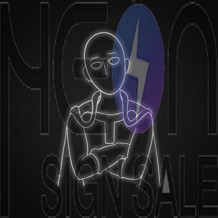 Saitama Neon Sign for Anime Fans