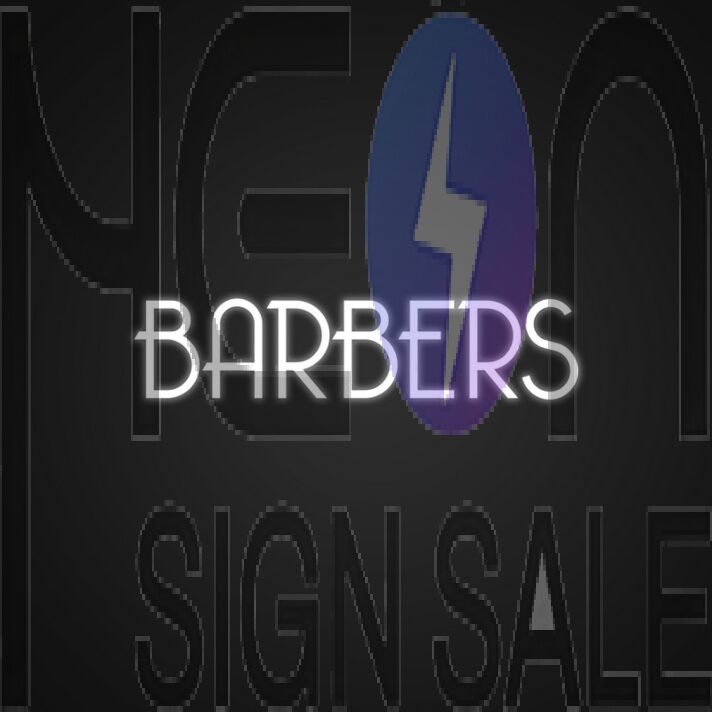 Barbers Neon Sign for Barber Shops