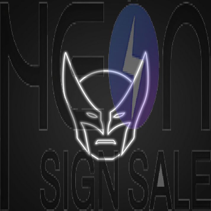 Superhero Neon Sign for Kids Rooms