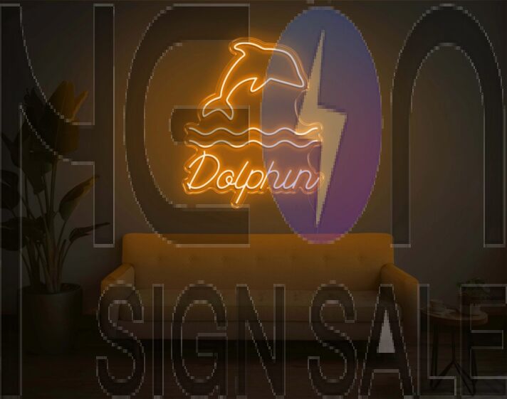 Dolphin LED Neon Sign