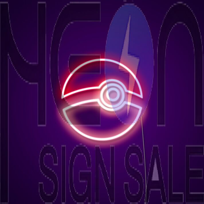 Pokeball Neon Sign Perfect for Anime fans