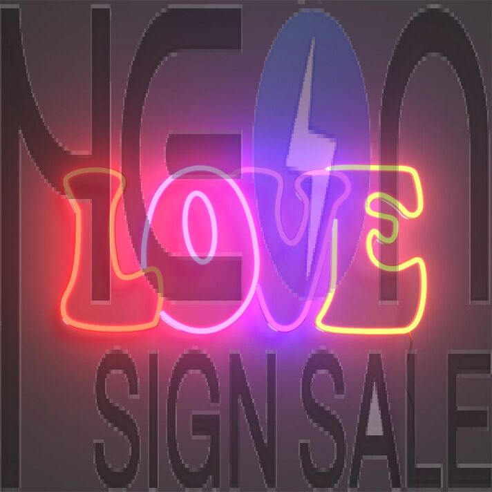 Brighten Up Your Wedding, Bar, and Home Decor with the Romantic Glow of Colorful Love LED Neon Sign