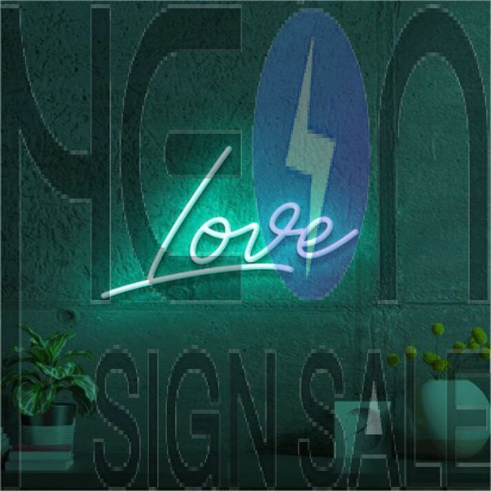 Brighten Your Wedding, Home, and Romantic Dinners with the Cute Love LED Neon Sign.