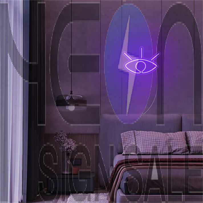 Brighten Up Your Space: Eye LED Neon Sign for Bars, Weddings, and Home Décor