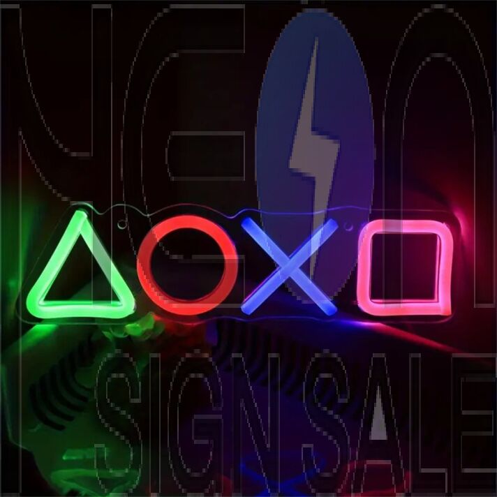 Elevate Your Gaming Room, Bar, or Man Cave Ambiance with the Game Icon Wall LED Neon Sign.