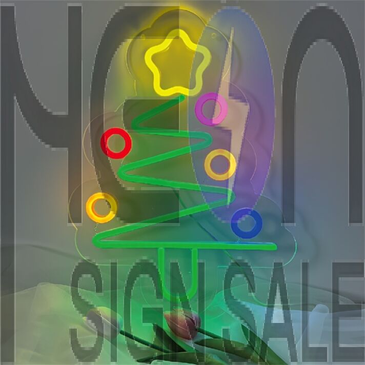 Brighten Your Festivities: Perfect for Wedding, Home, and Office Celebrations - LED Signs Wall Christmas Tree Sign Party Decorations Neon