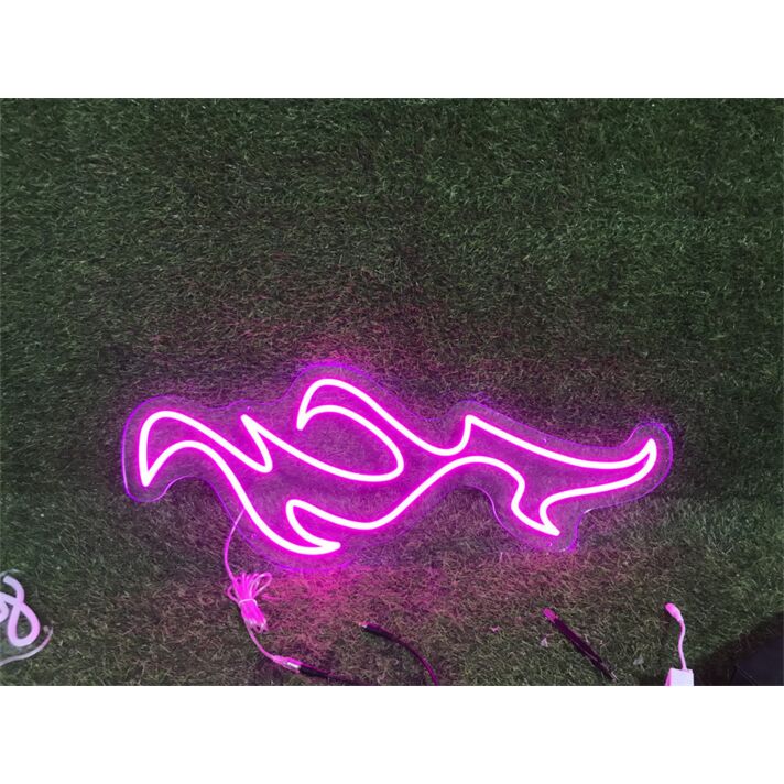 Brighten Your Space: LED Sign Flame Shape Neon Sign for Bars, Stores, and Chic Home Decor