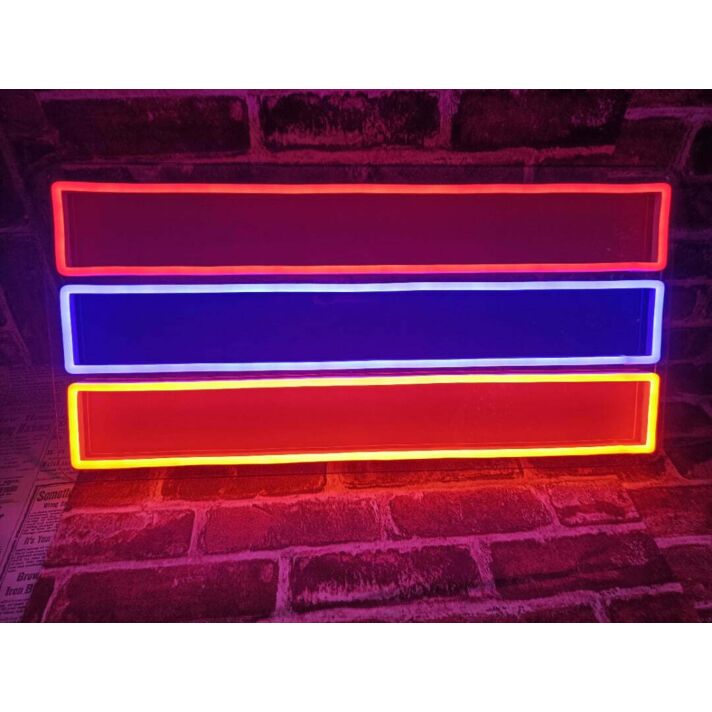 Armenian flag neon sign