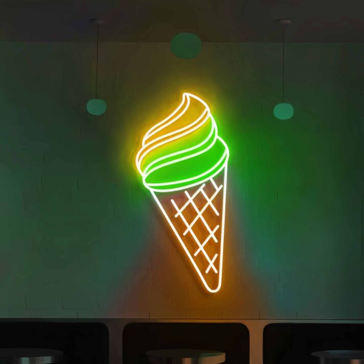 Popsicle Ice Cream Neon Sign