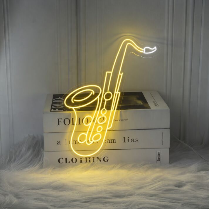 Saxophone Led Neon Sign Custom Saxophone Light Bar Club Decor