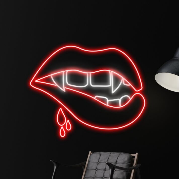 Sexy Lips Dripping Led Neon Sign Sexy Lips Led  Bar Club Led Light