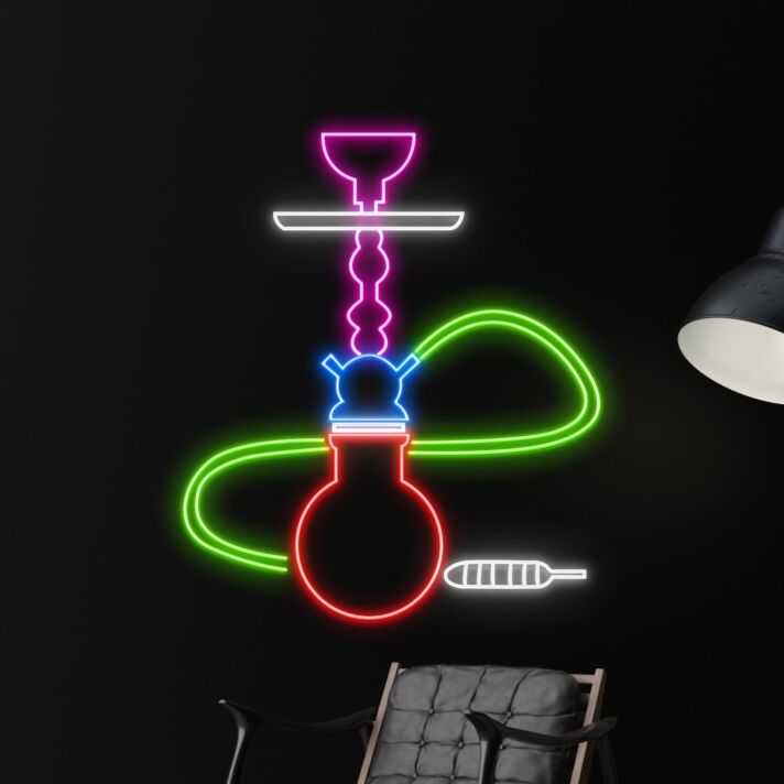 Smoking Shop Led Neon Sign Light Shop Wall Led Art Leaf Led Light Smoking Sign