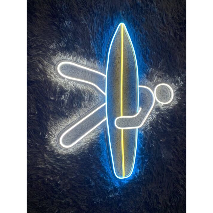 Surfboard Led Neon Sign Summer Beach Lover Neon Light