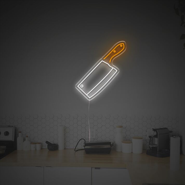 Kitchen Knife LED Neon Sign