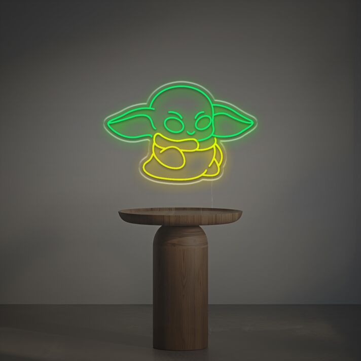 Grogu LED Neon Sign