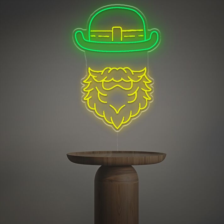 Irish Beard LED Neon Sign