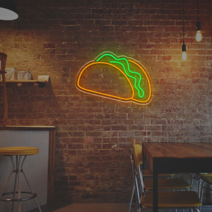 Tasty Taco LED Neon Sign