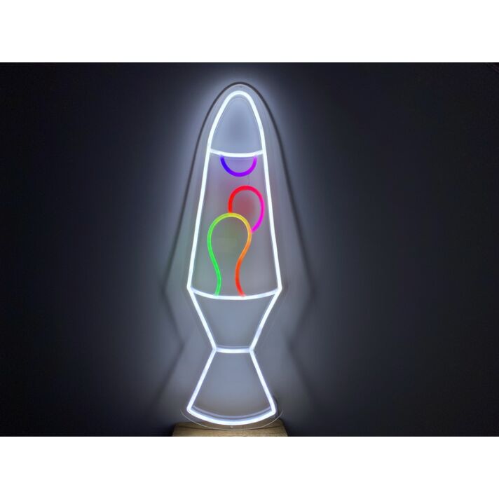 Lava Lamp Color Changing Animated Neon Sign