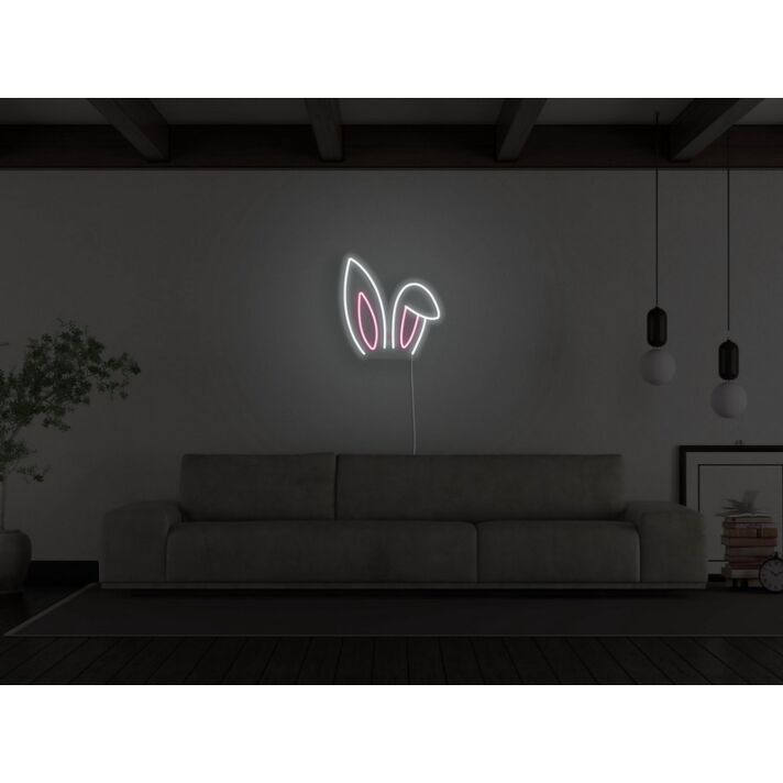 Bunny Ears Neon Sign