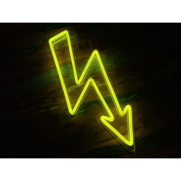 Lightning Bolt Neon Sign