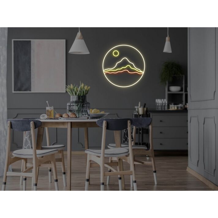 Mountains Neon Sign