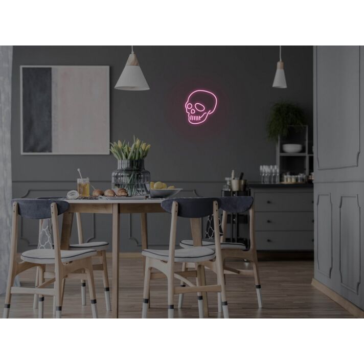 Skull Wall Mounted Neon Sign