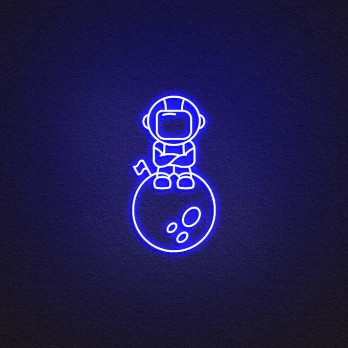 Astronaut Neon Sign