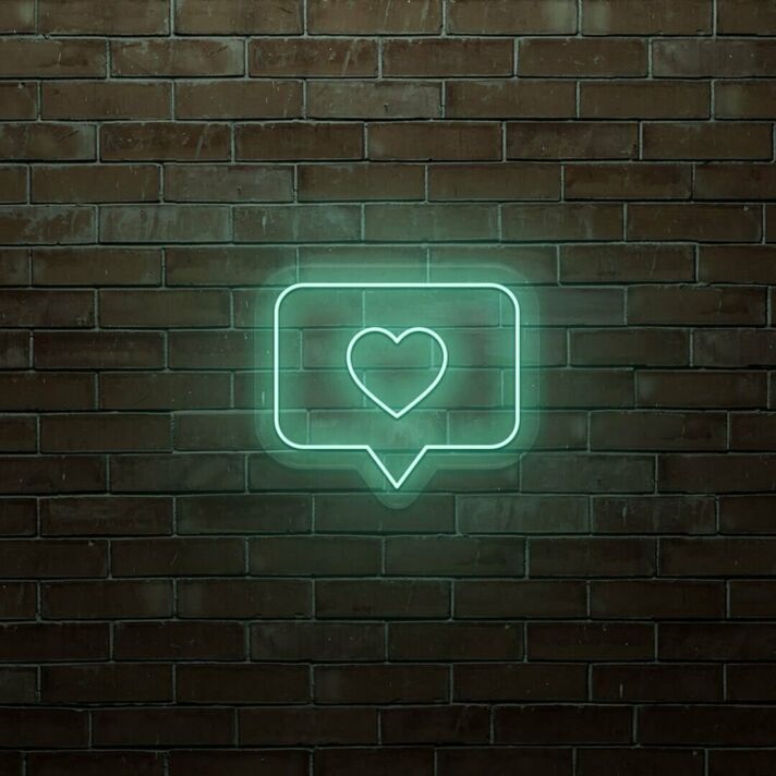 Heart Notification LED Sign