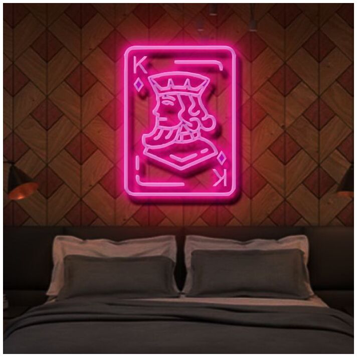 King Neon Sign